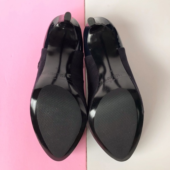 •HP• Zara Navy Stiletto Heels - Picture 6 of 10